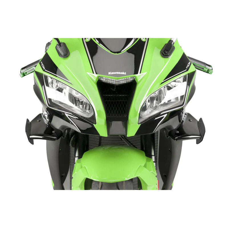 Puig Downforce Spoiler Aero Winglets For Kawasaki ZX10R ZX10RR
