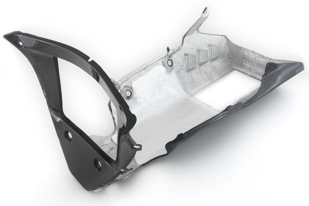 Fullsix Carbon Belly Pan - With OEM Exhaust Or Slip-On