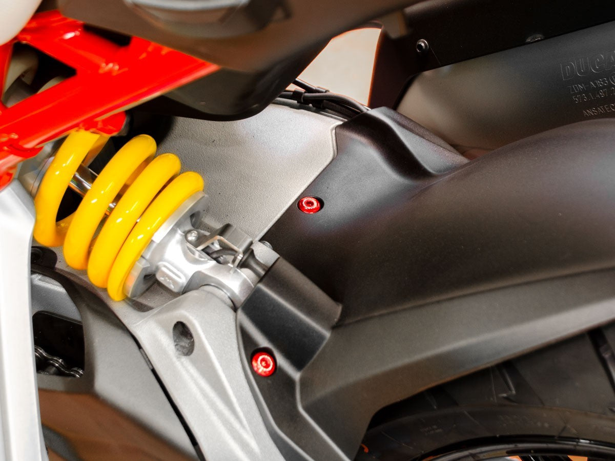 Ducabike DBK KVT08 Rear Fender Screw Kit - RED