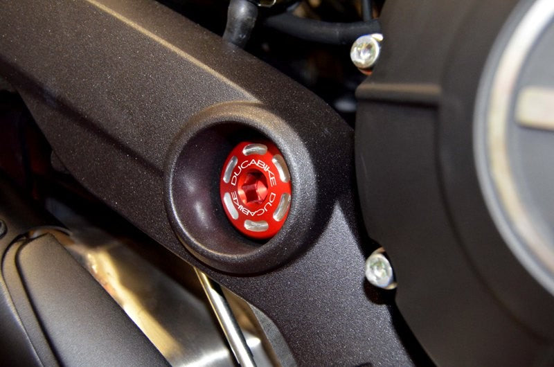 Ducabike DBK TTF04 KIT CENTRAL FRAME CAPS (Swing Arm) - RED