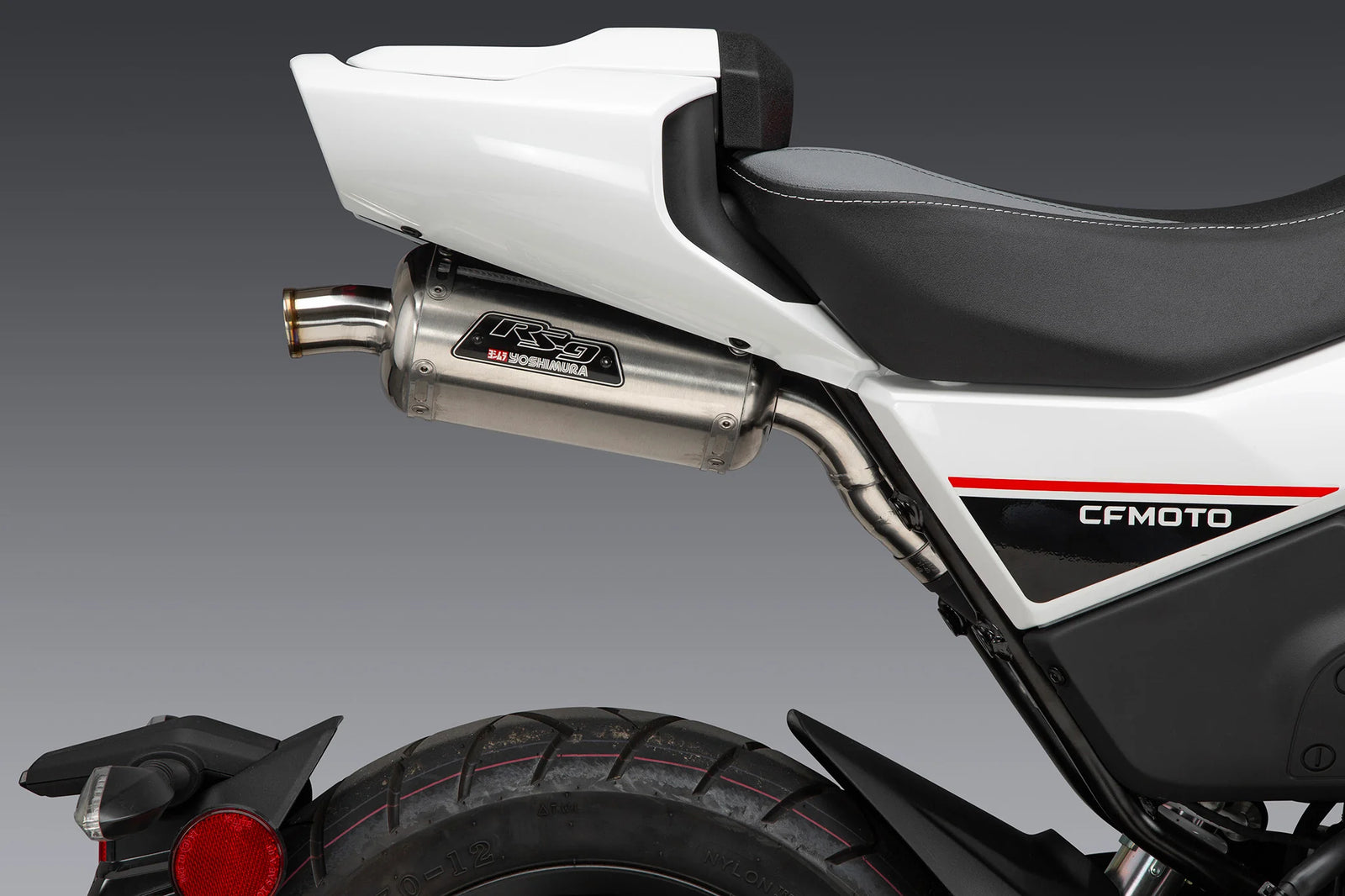 Yoshimura PAPIO SS/CL 24-25 RS-9 Stainless Slip-On Exhaust, W/ Aluminum Muffler
