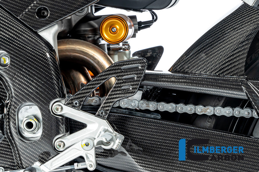 Ilmberger Carbon Heel Guard Left Aprilia Tuono / RSV4 From 2021 - Gloss