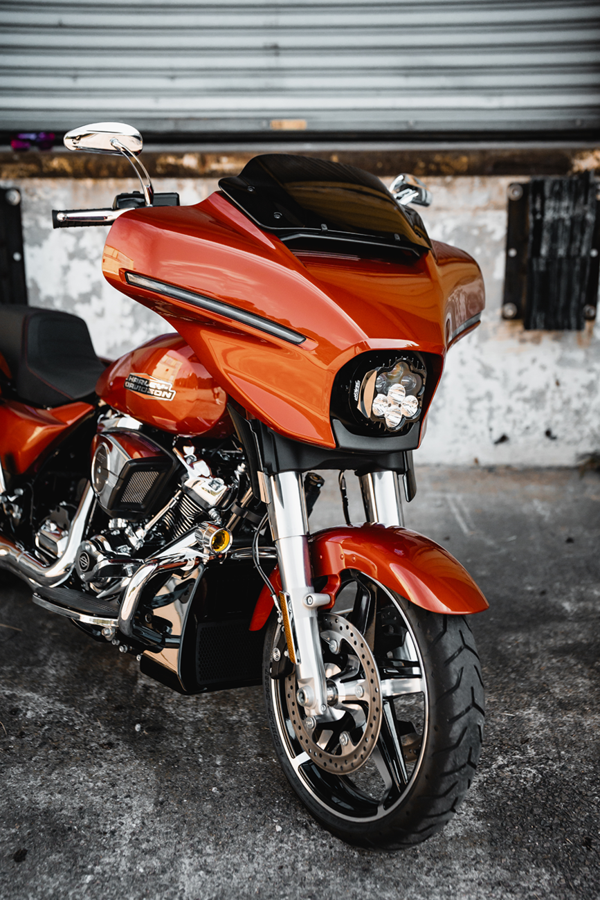 Custom Dynamics LED Headlight - Shark Demon® - FLHX/FLHL