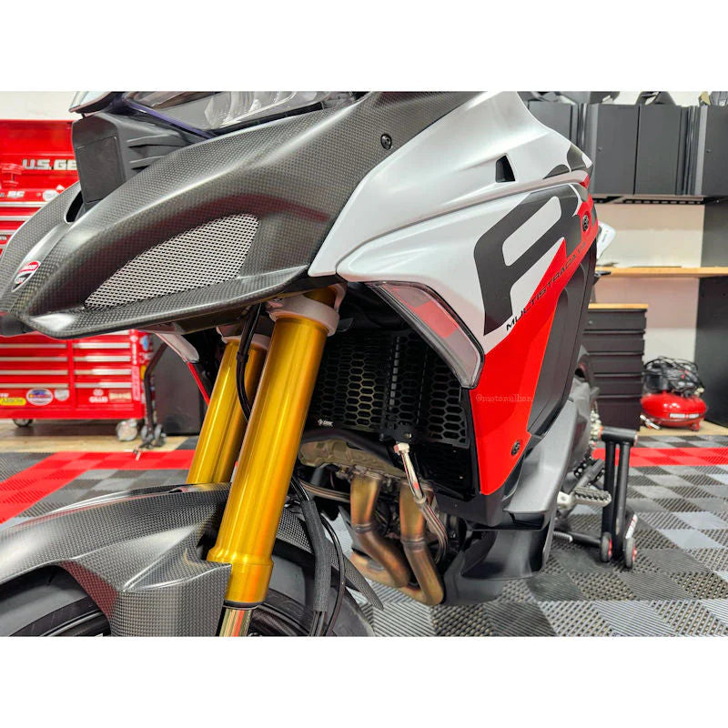 Ducabike DBK Radiator And Oil Cooler Guard For Multistrada V4 S Pikes Peak RS