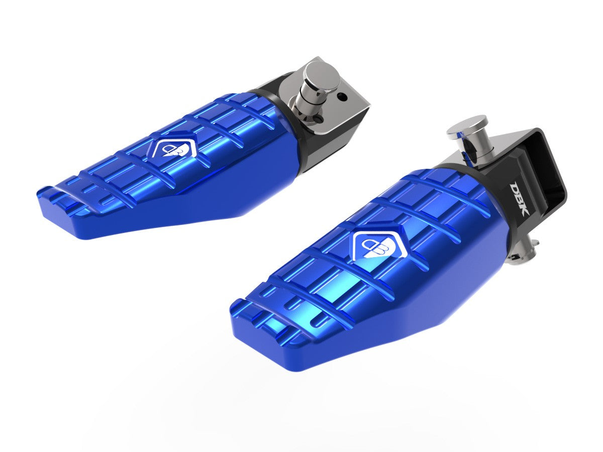 Ducabike DBK KPDM09 BMW R1300GS Sport Passenger Footpegs Kit - BLUE