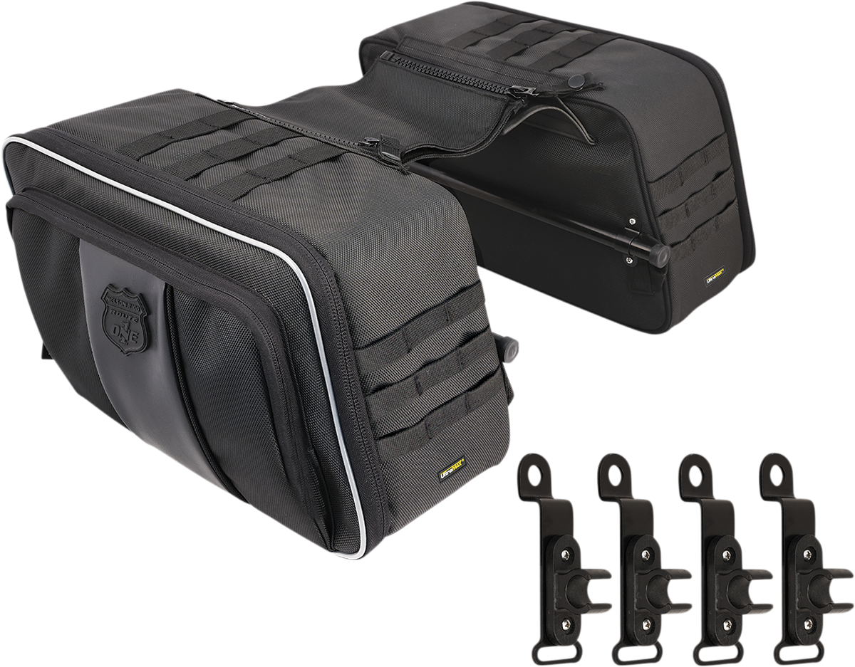 Nelson RIGG Road Trip Saddlebags - Black