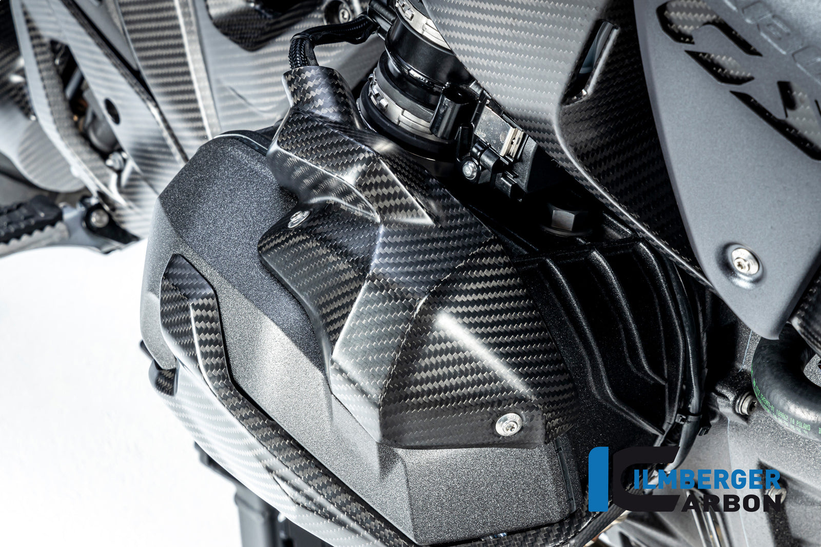 Ilmberger Carbon Injector Nozzle Cover Right BMW R 1300 GS - Matte / Twill