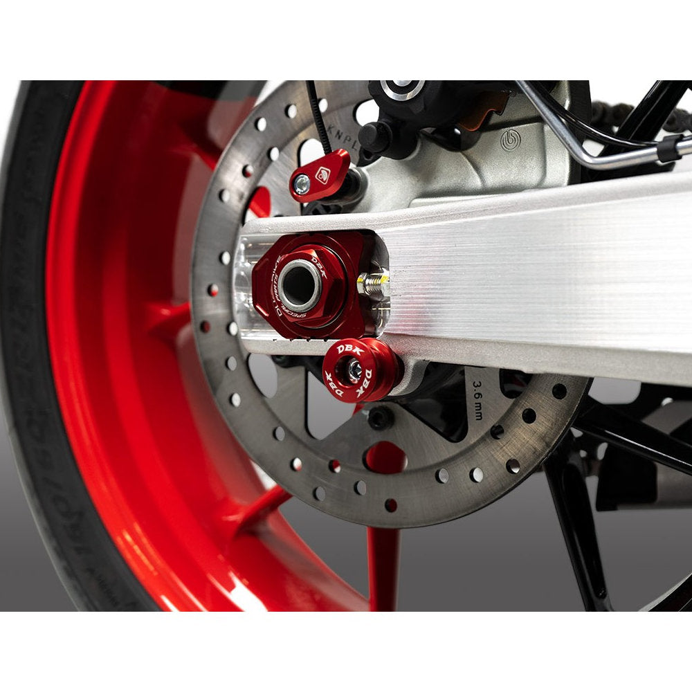 Ducabike DBK CNC Rear Swing Arm Slider Stand Spools Hypermotard 698 Mono