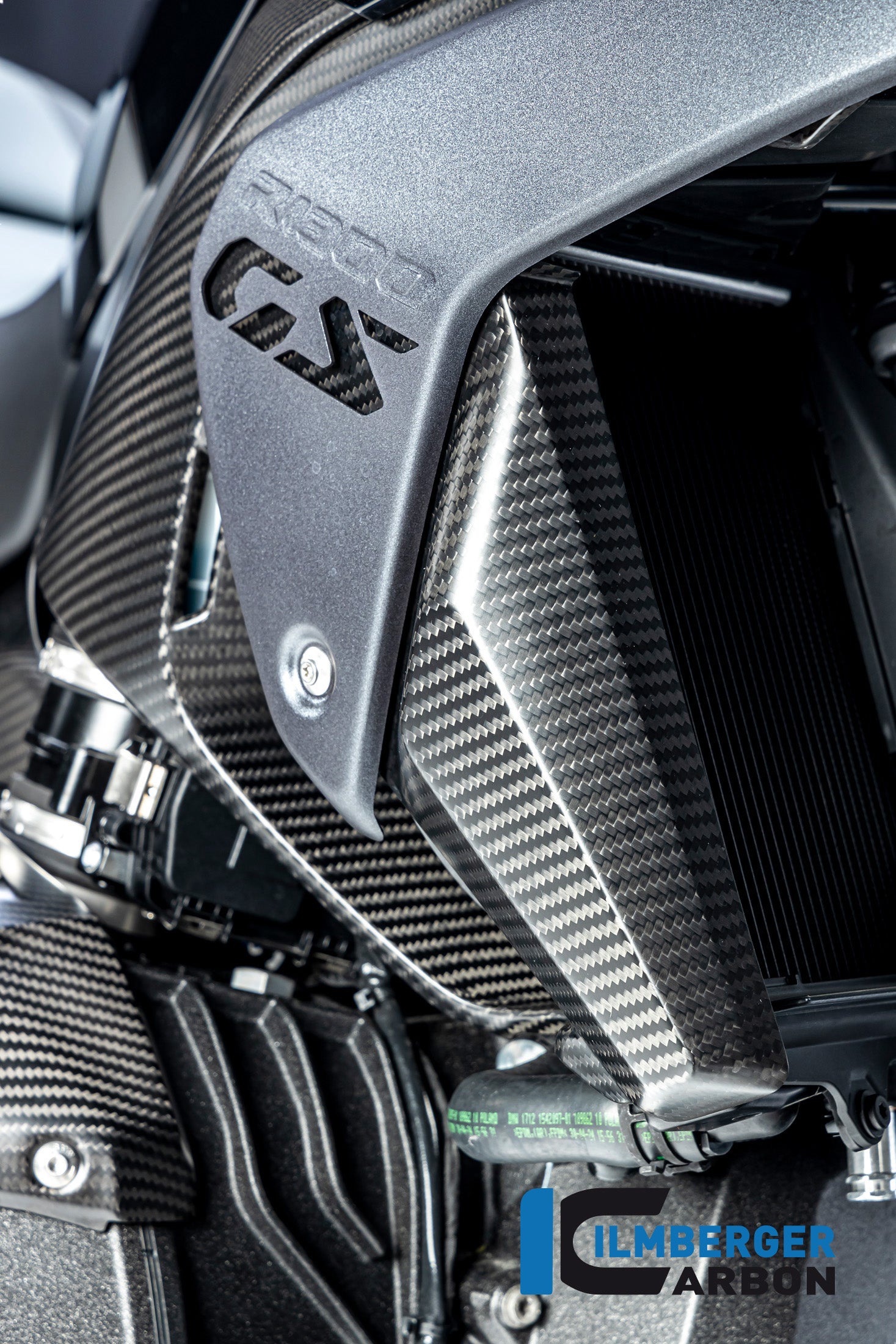 Ilmberger Carbon Air Vent Cover Right BMW R 1300 GS - Matte / Twill