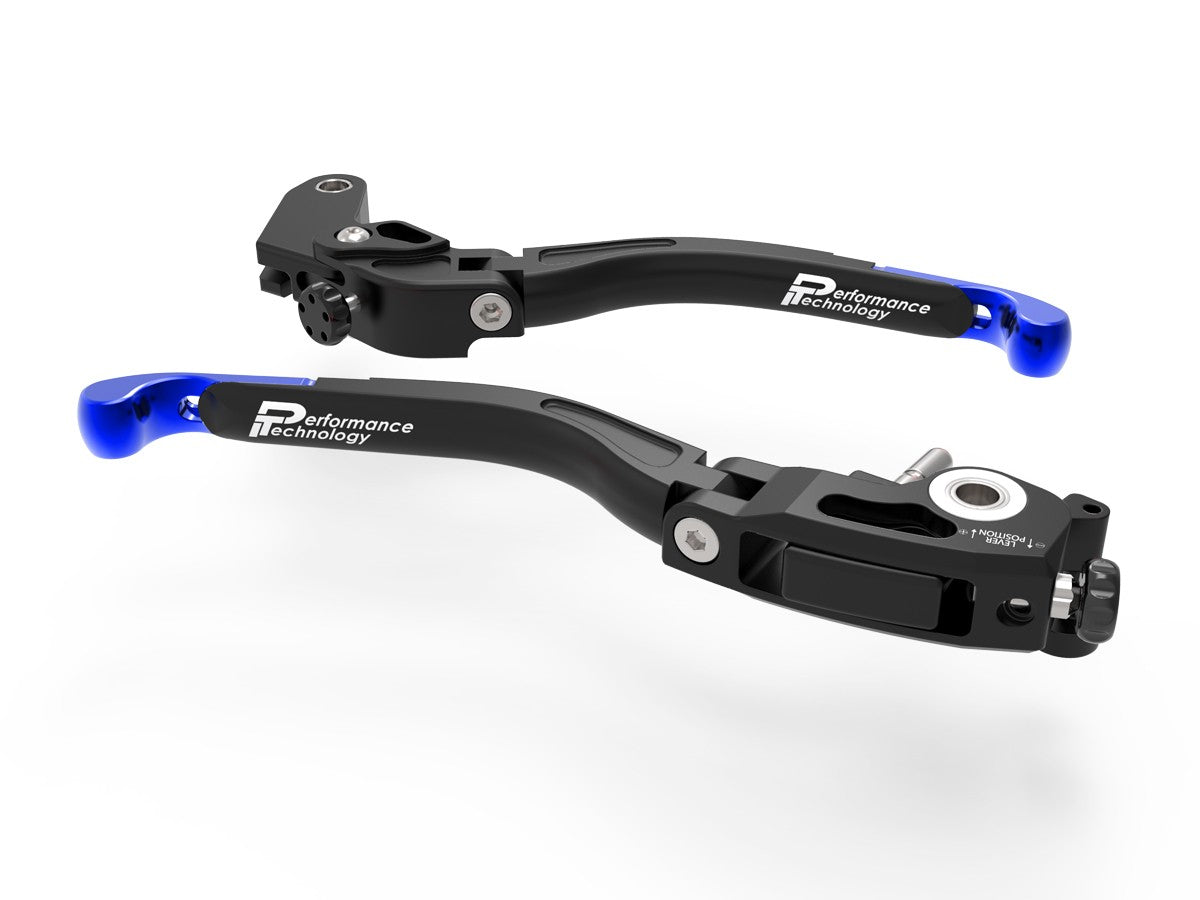 Ducabike DBK L22 Evo Honda Brake + Clutch Levers - BLACK-BLUE