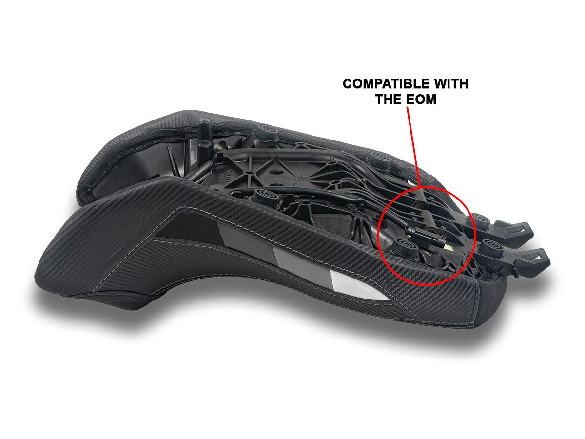 Ducabike DBK SEBR01 BMW R1300GS Lowered Heated Seat Complete Comfort (Rider + Passenger) - Black