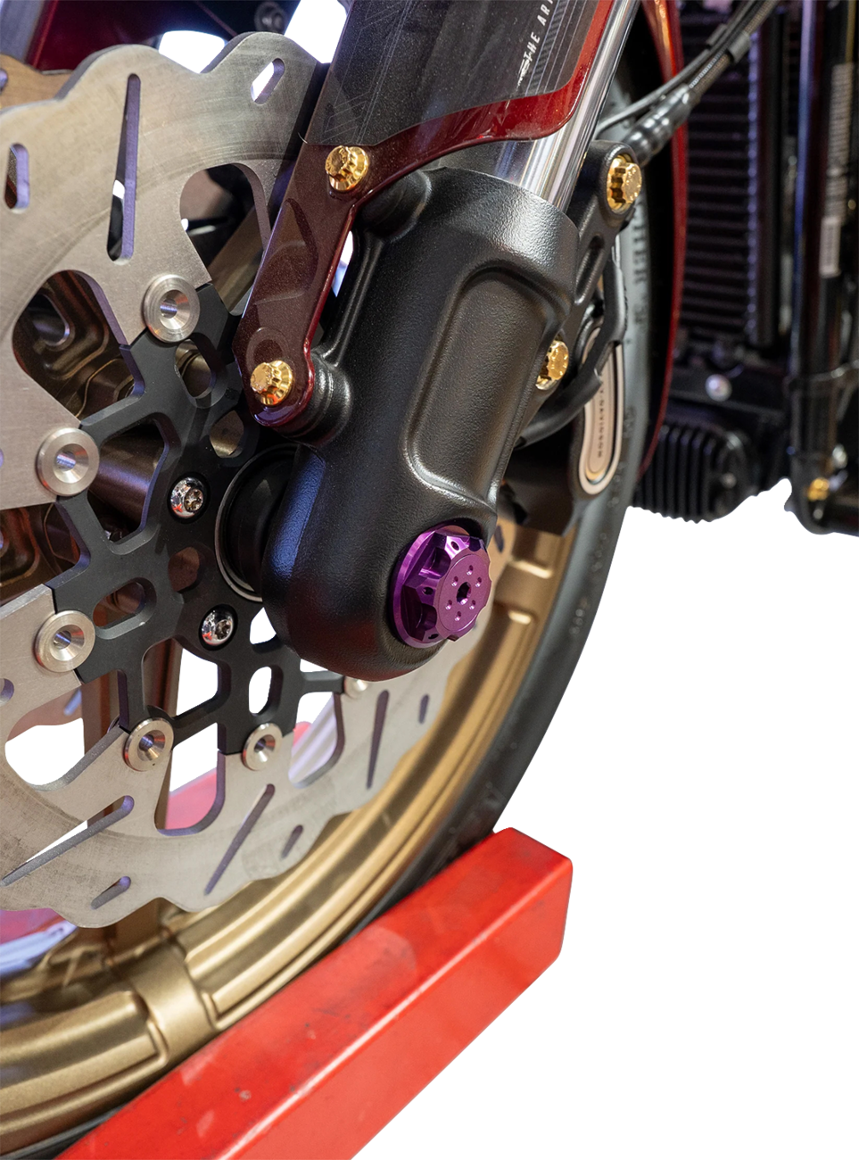 Paul Yaffe Bagger Nation Standard Turret Front Axle Cover Kit For Y-Axle Rod