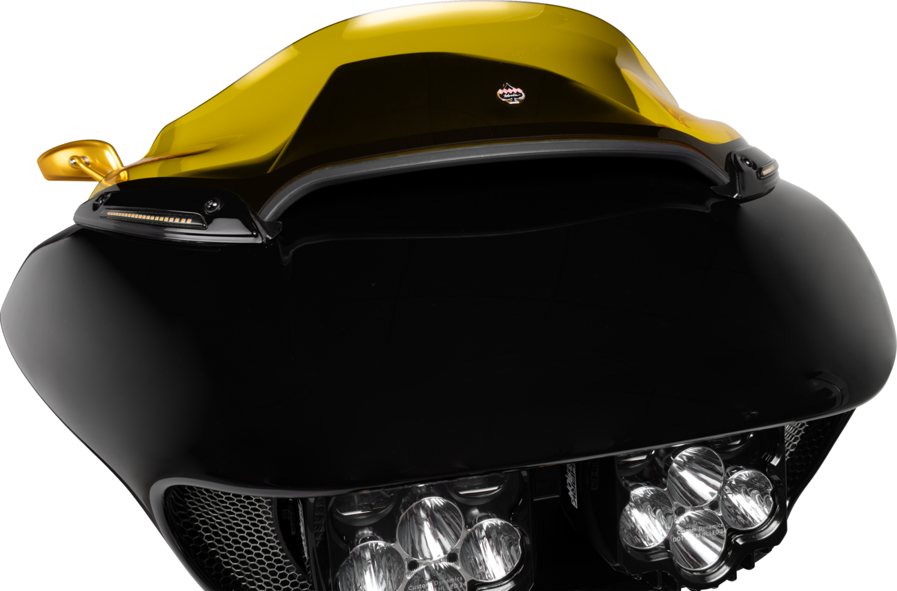 Klock Werks Fairing Vent Screen - Honeycomb - Chrome - FLTR