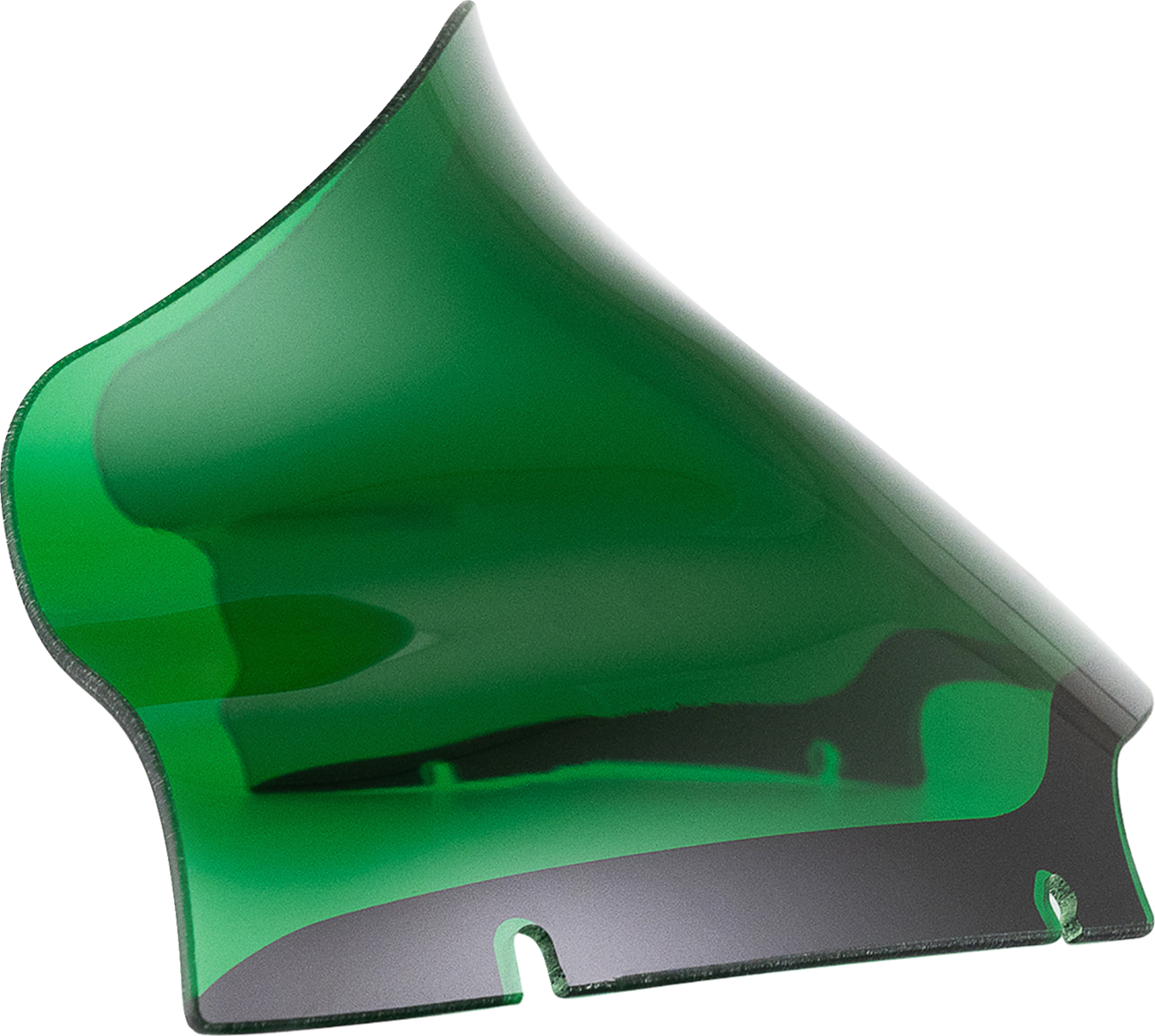Klock Werks Kolor Flare® Windshield - 9" - Green - '15-'25 FLTR