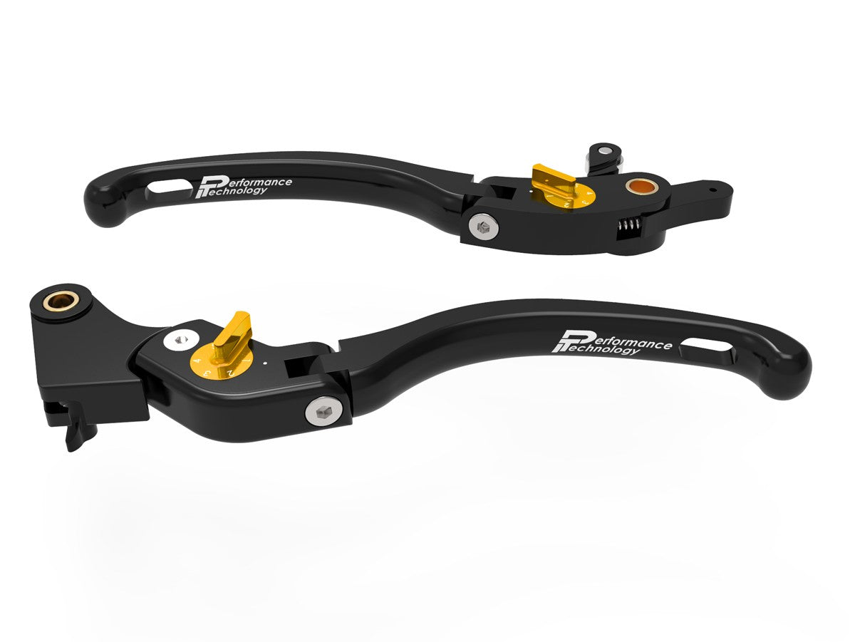 Ducabike DBK LE19 BMW Brake / Clutch Adjustable Levers Eco GP 1 - BLACK-GOLD