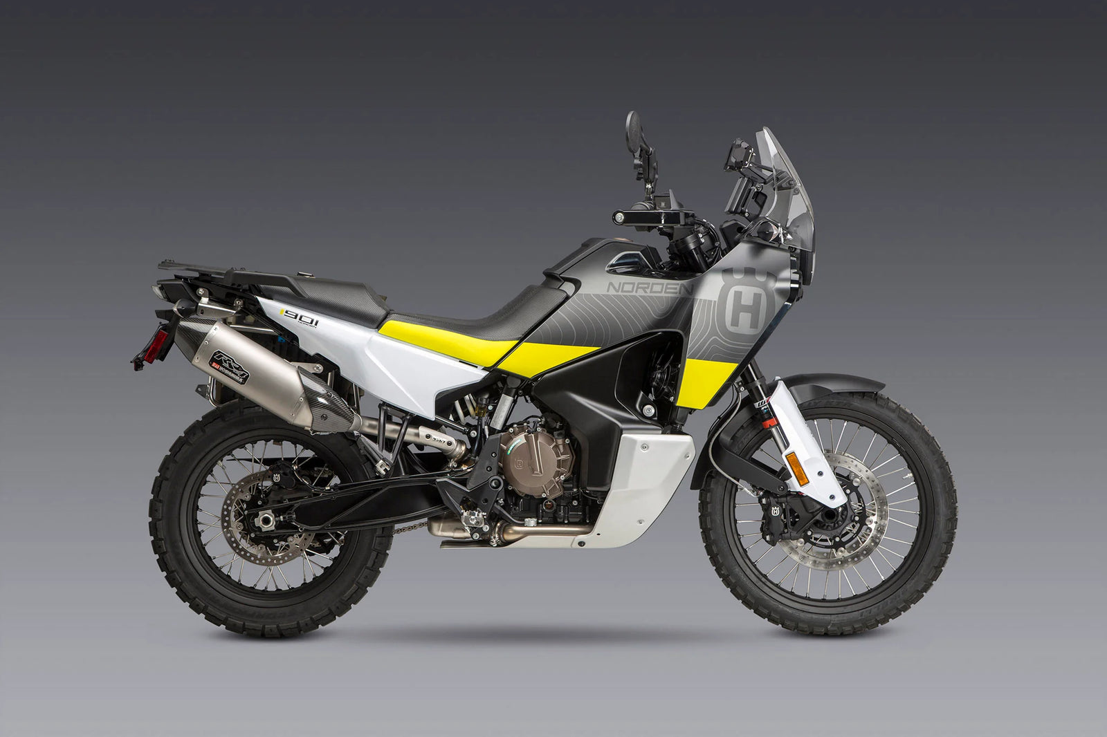 Yoshimura 790/890 Adventure 19-23 / 22-23 Norden 901 RS-4 Stainless Slip-On Exhaust, W/ Stainless Muffler