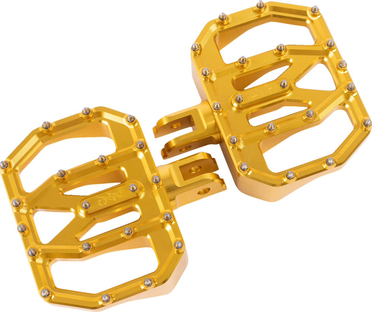 Thrashin Supply CO. Mini Aggressor Floorboards - Gold - Front