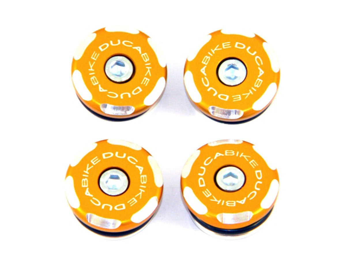Ducabike DBK TT119902 Frame Caps 899 / 1199 Panigale Bicolor - GOLD