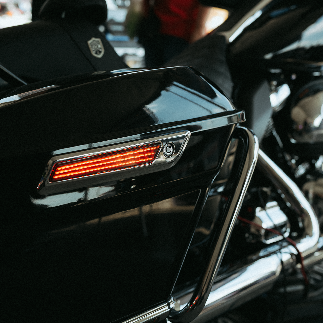 Custom Dynamics Saddlebag LED Latch Light