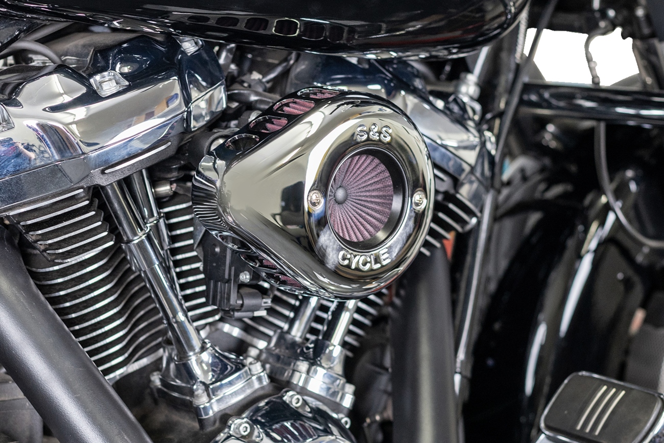 S&S Cycle Air Stinger Stealth Air Cleaner Kit - Chrome