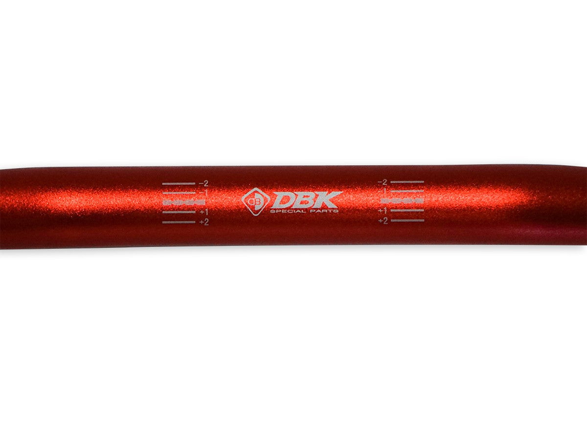Ducabike DBK HAN02 VARIABLE SECTION HANDLEBAR Ø 22-28 MM - Red