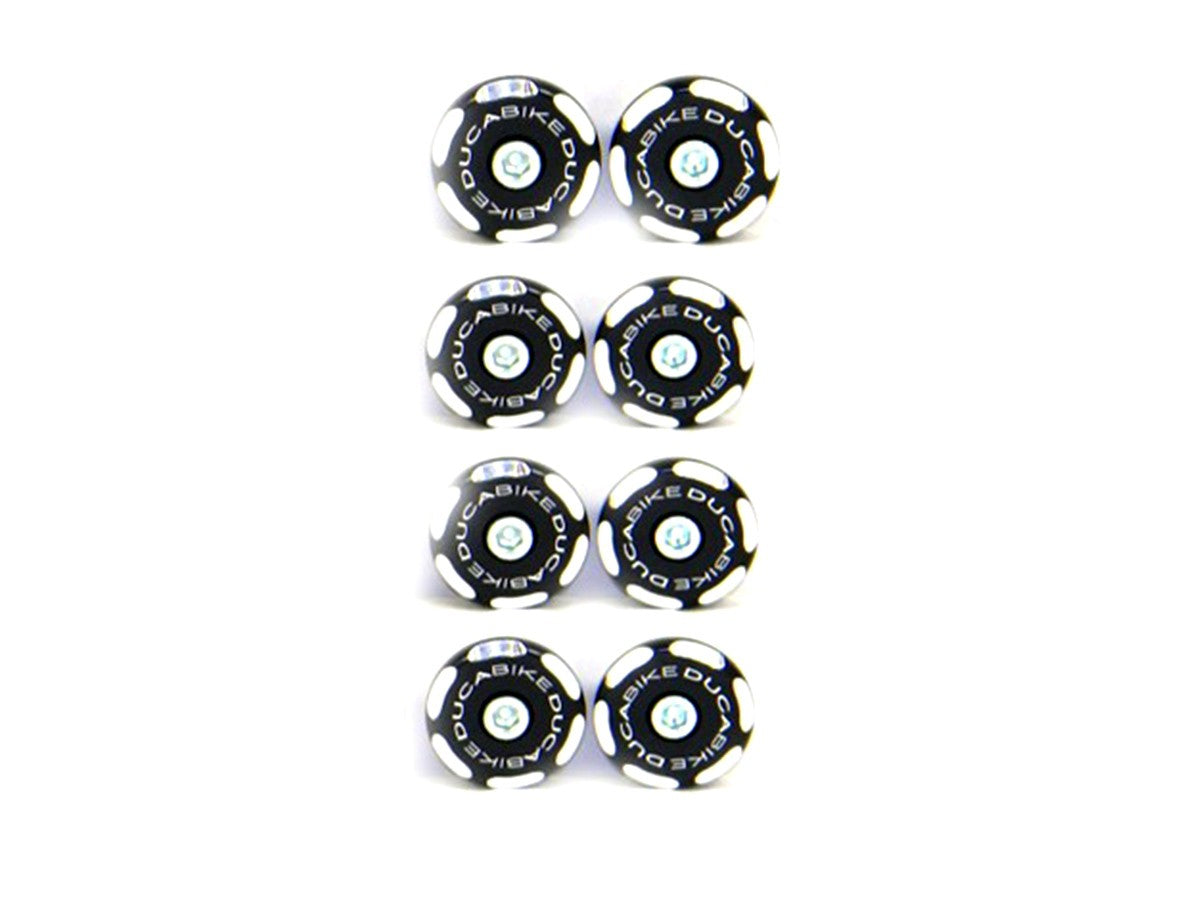 Ducabike DBK TTDV02 Kit Frame Plugs - BLACK