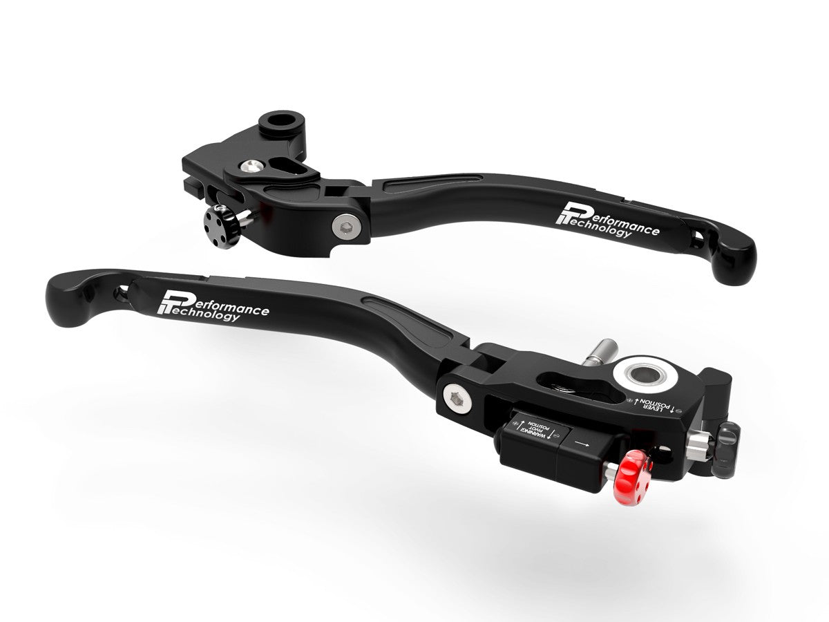 Ducabike DBK L12 Ultimate Brake + Clutch Levers Double Adjustment - BLACK-BLACK