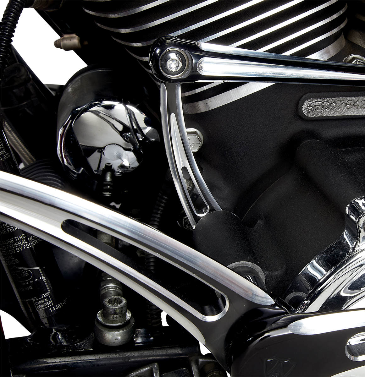 Arlen NESS Shift Lever - Deep Cut - Black Anodized