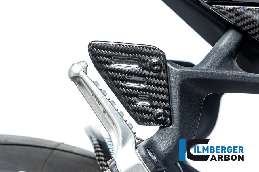 Ilmberger Carbon Heel Guard Passenger Right Rear Aprilia Tuono / RSV4 From 2021 - Gloss