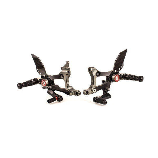 Gilles Tooling MUE2 Adjsutable Racing Rear Sets For Panigale V4 V4S V4R
