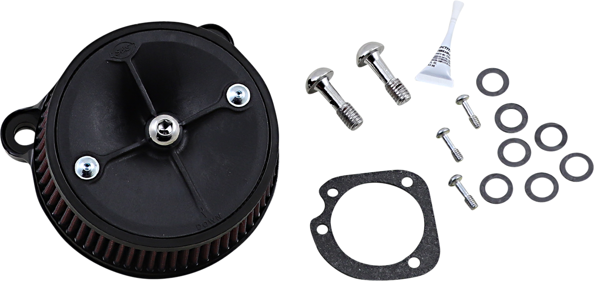 S&S Cycle Super Stock™ Stealth Air Cleaner Kit - Black