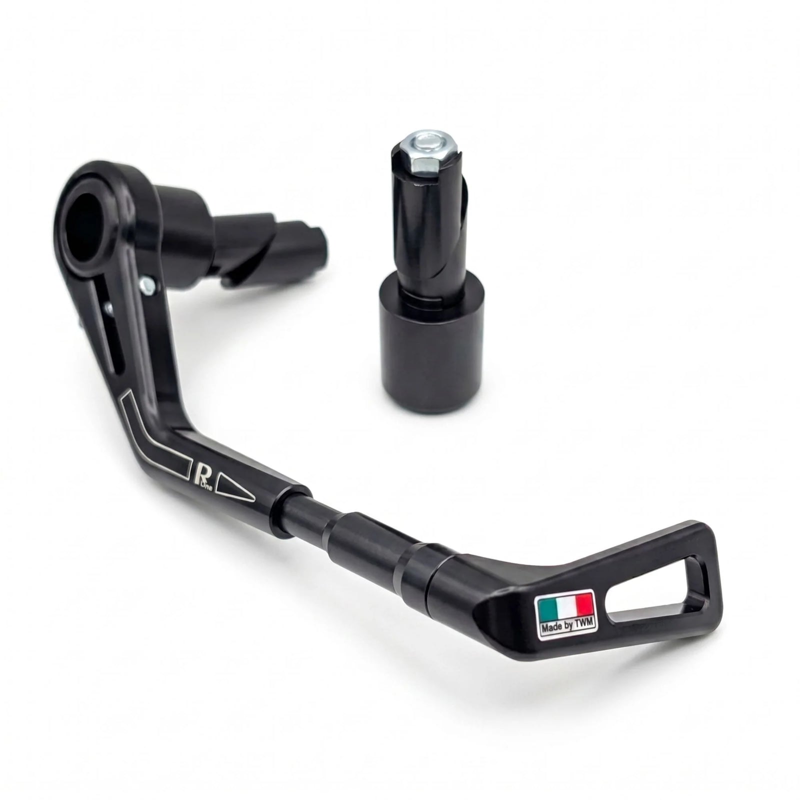 TWM CNC Aluminum Brake Lever Guard Black for 14mm-17mm Handlebars - BLG.N