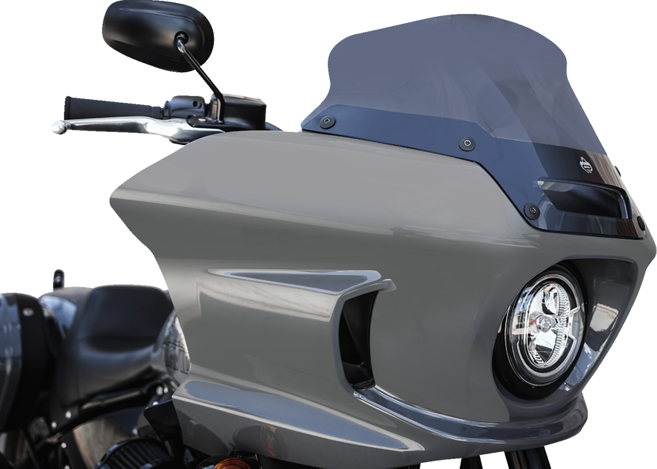 Klock Werks Flare® Windshield - 6" - Dark Smoke - FXLRST