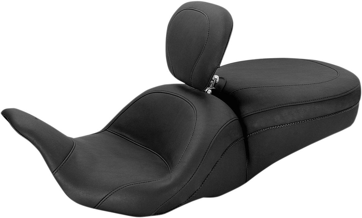 Mustang Lowdown Seat With Driver Backrest - Plain - FL '08-'25