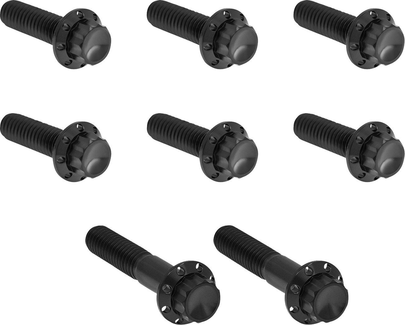 Arlen NESS Transmission Trap Door Titanium 12-Point Bolt Kit — For 6-Speed Transmission