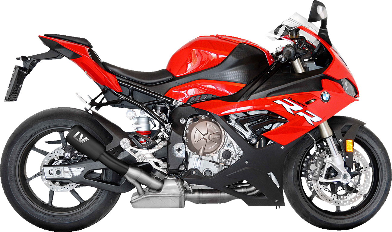 LeoVince LV-10 Slip-On Muffler - Black Stainless Steel - S1000R