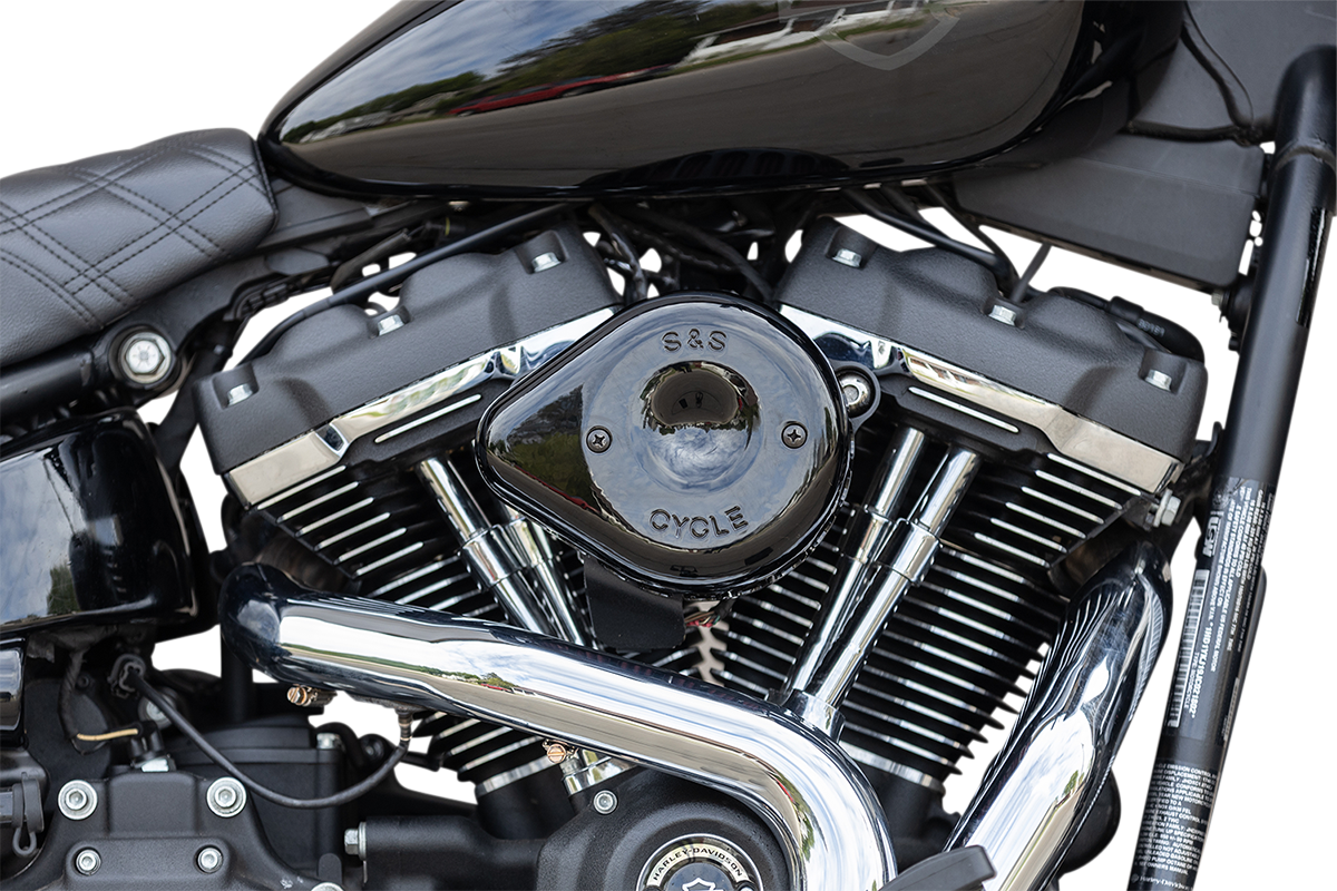 S&S Cycle Mini Teardrop Stealth Air Cleaner Kit - Gloss Black