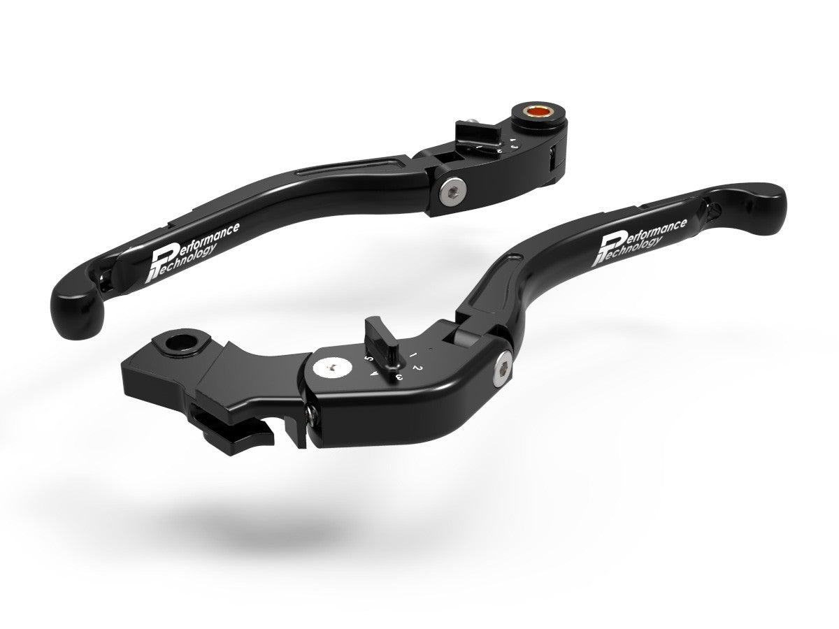 Ducabike DBK LEA09 Brake / Clutch Adjustable Levers Eco GP 2 - BLACK-BLACK