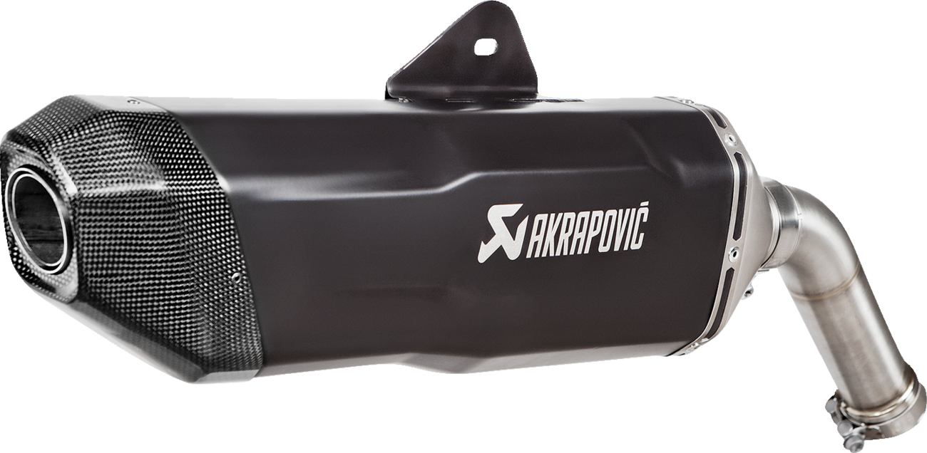 Akrapovic Slip-On Line Muffler - Titanium Black - BMW F850GS