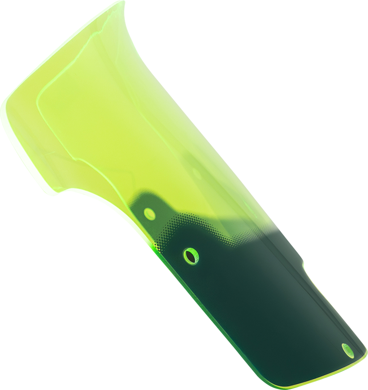 Klock Werks Windshield - 9" - Green Ice - Chieftain PowerPlus/Roadmaster PowerPlus