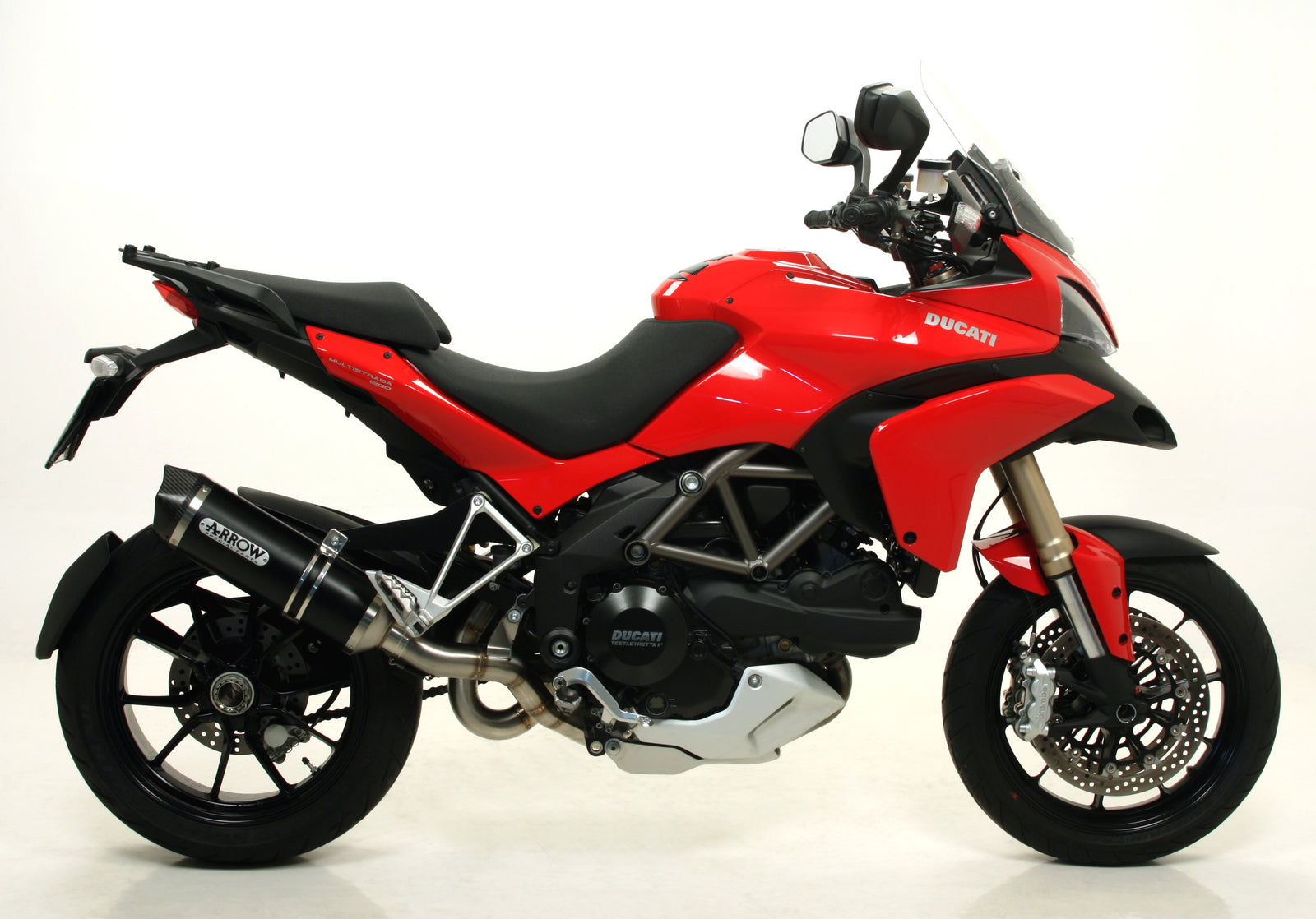 Race-Tech Aluminium Dark" Slip On With Carbon End Cap"