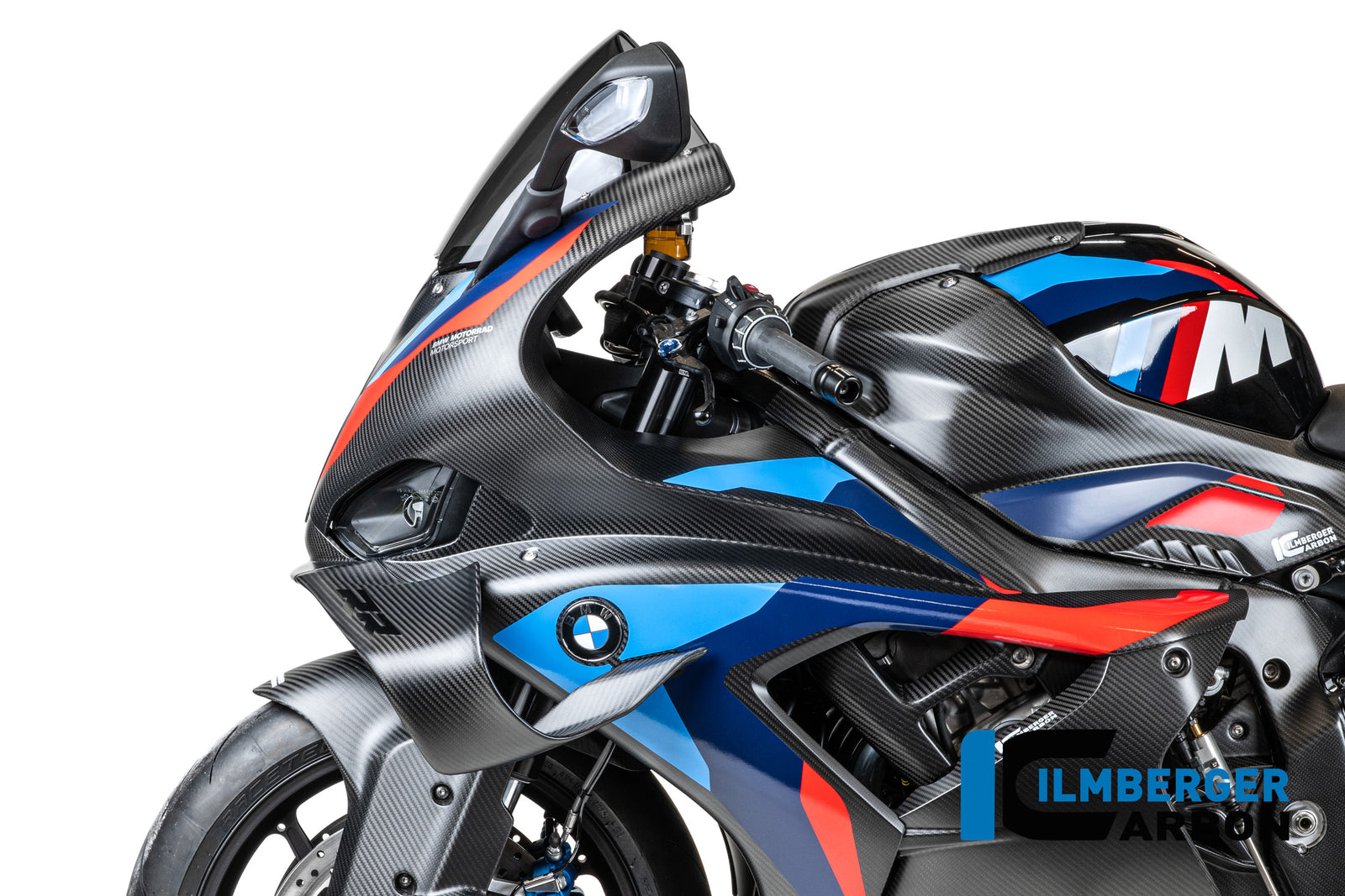 Ilmberger Carbon Tank Side Panel Full Version Left BMW M1000RR / S1000RR - Matte / Twill
