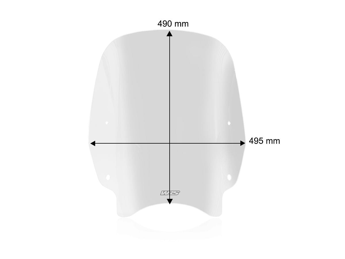 WRS Windscreen Standard Trasparent Honda SH 125 Mode 2013-2024