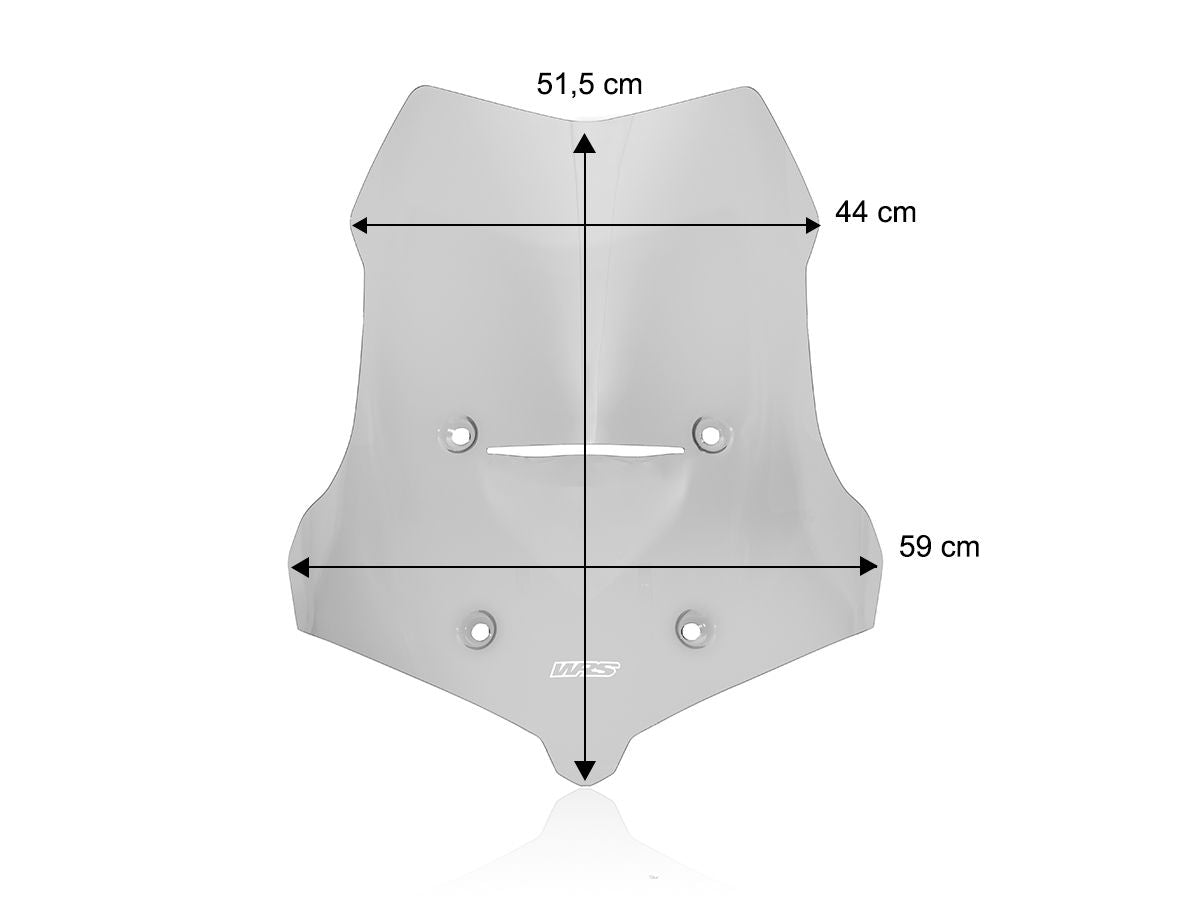 WRS Windscreen Caponord Voge Valico 525 DSX 2023-2024 / 625 DSX 2025-2026