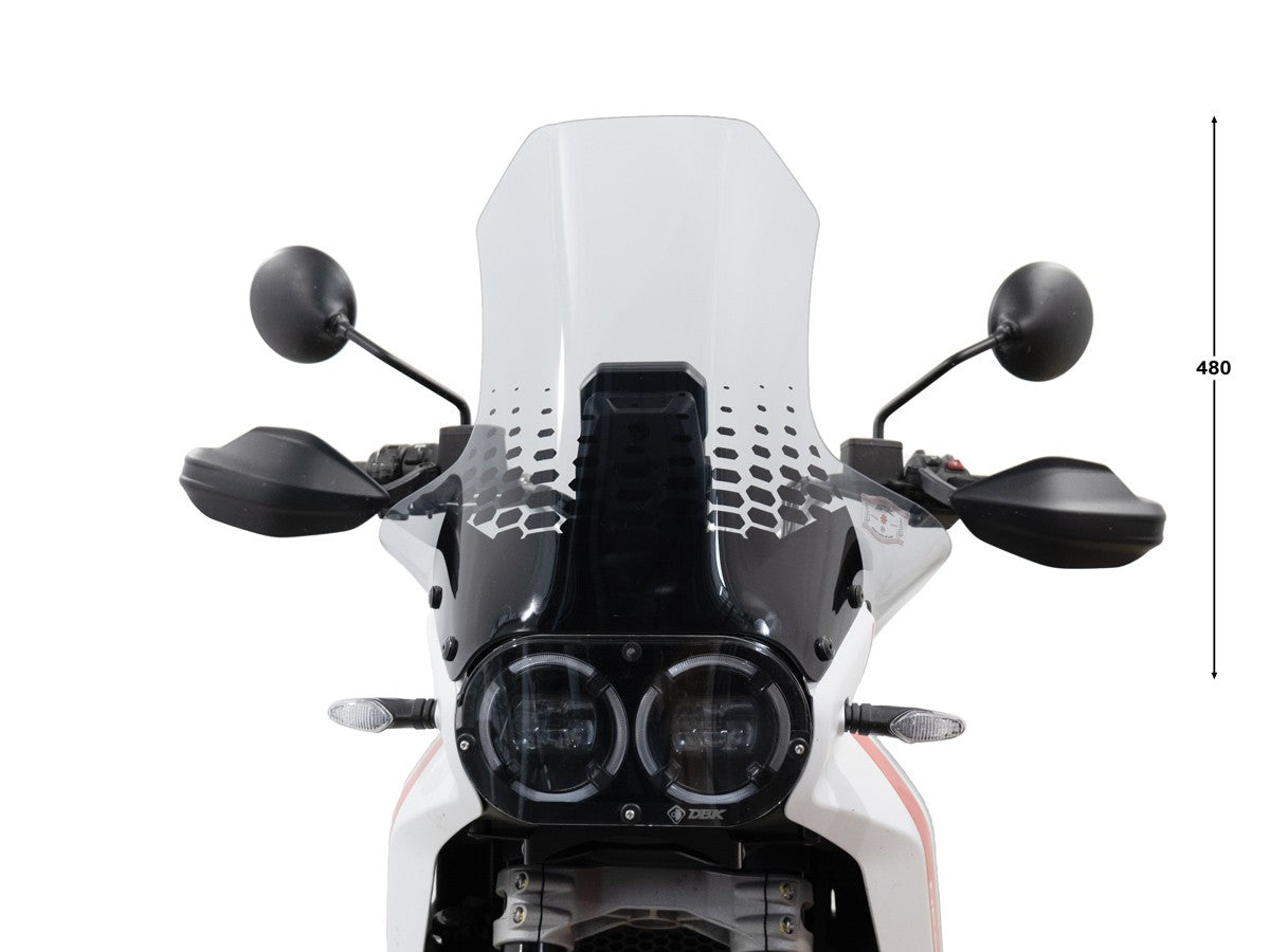 Ducabike DBK CUP24 DesertX Increased Windscreen Maxi Comfort - SMOKE