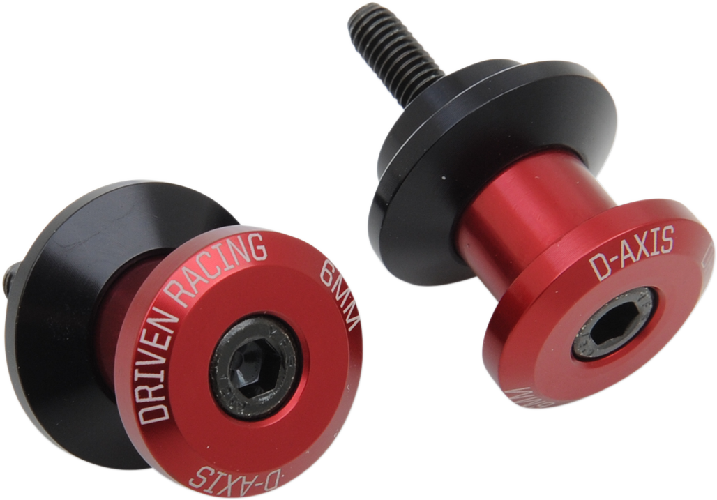 Driven Racing D-Axis Spools - 6 MM - Red