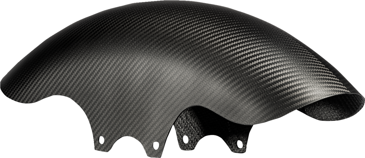 Slyfox Front Fender - Shorty - Carbon Fiber/Matte