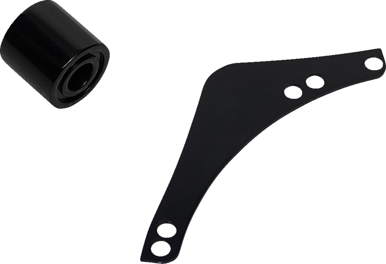 Arlen NESS Replacement Breather Bolt Cover Plate - Inverted/Method/Clear Tear/Sidekick - Left - Black
