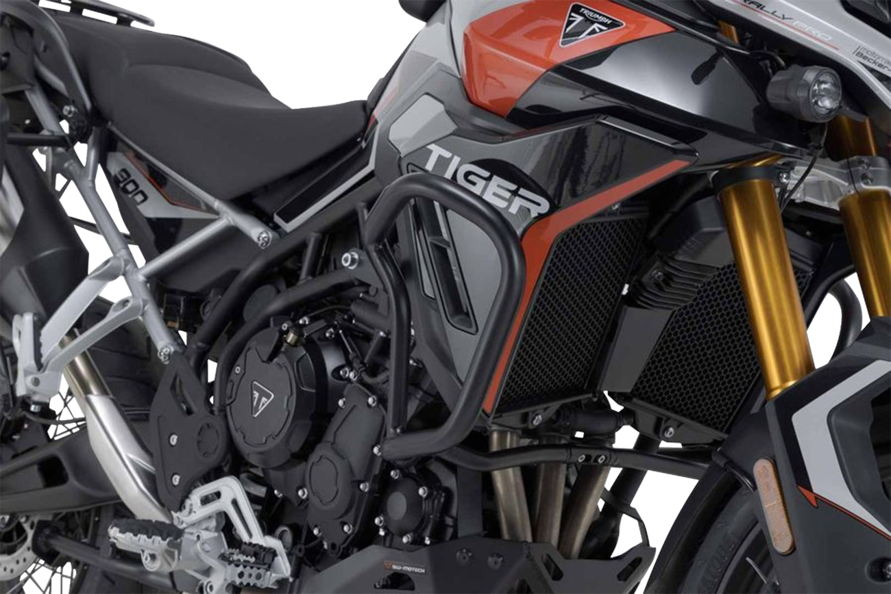 SW-Motech Crash Bar - Left/Right - Black - Triumph