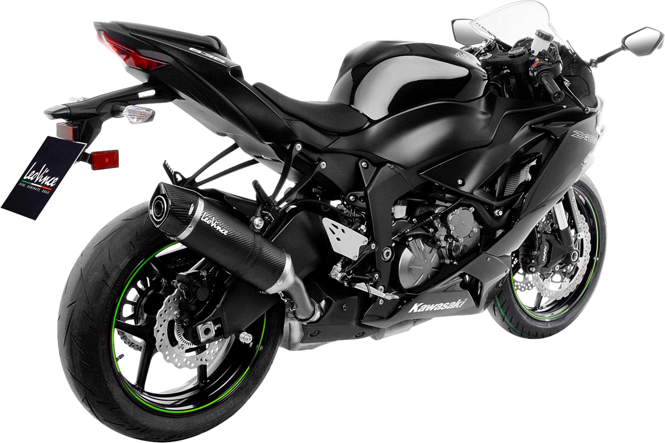 LeoVince Factory S Slip-On Muffler - Carbon Fiber - Tuono